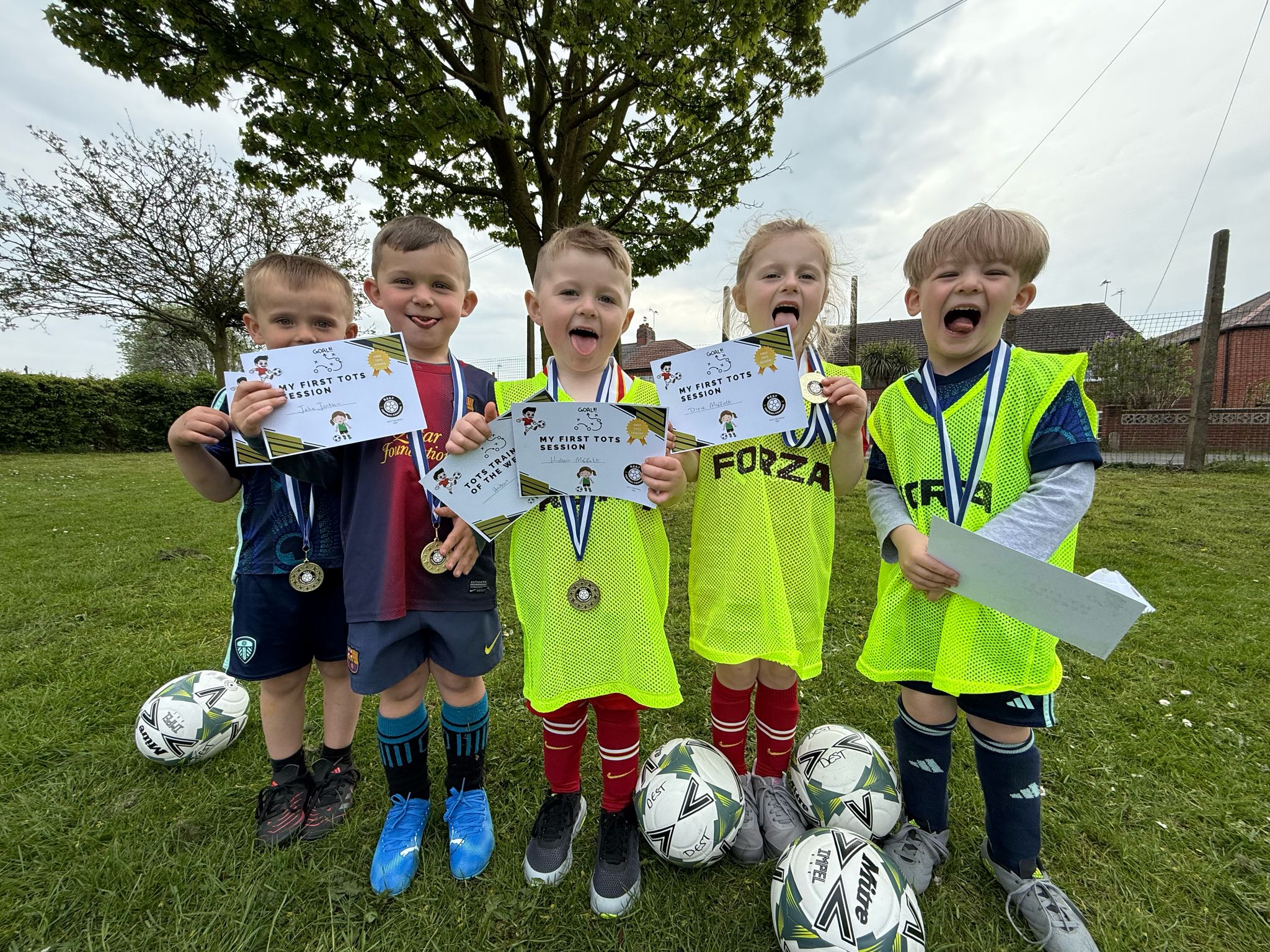 Our Tots line up