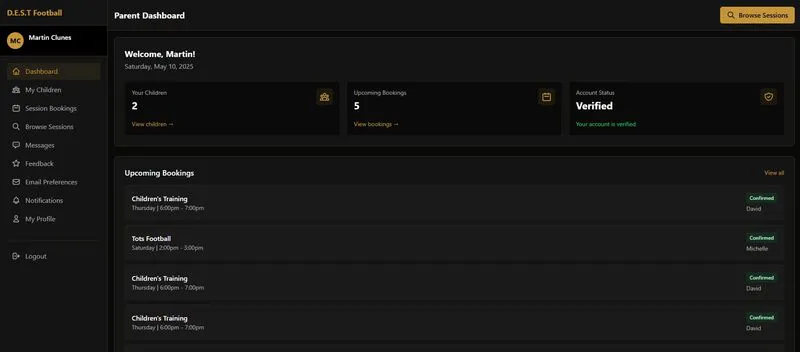 Parent Portal Dashboard